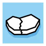 Floating Ice Broken SVG Icon